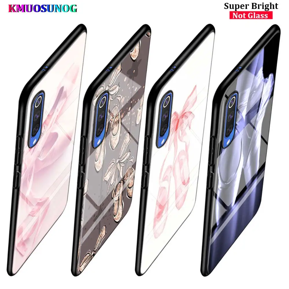 

Ballet dancer Ballerina for Samsung Galaxy A80 A70 A60 A50 A40 A20E A2Core A10 Super Bright Glossy Black Phone Case