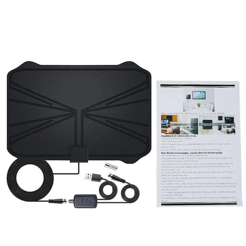 HD Digital TV Antenna Equipped With Amplifier 990 Miles Range 1080 P HD TV 4k Indoor Digital Antenna for Local Channels
