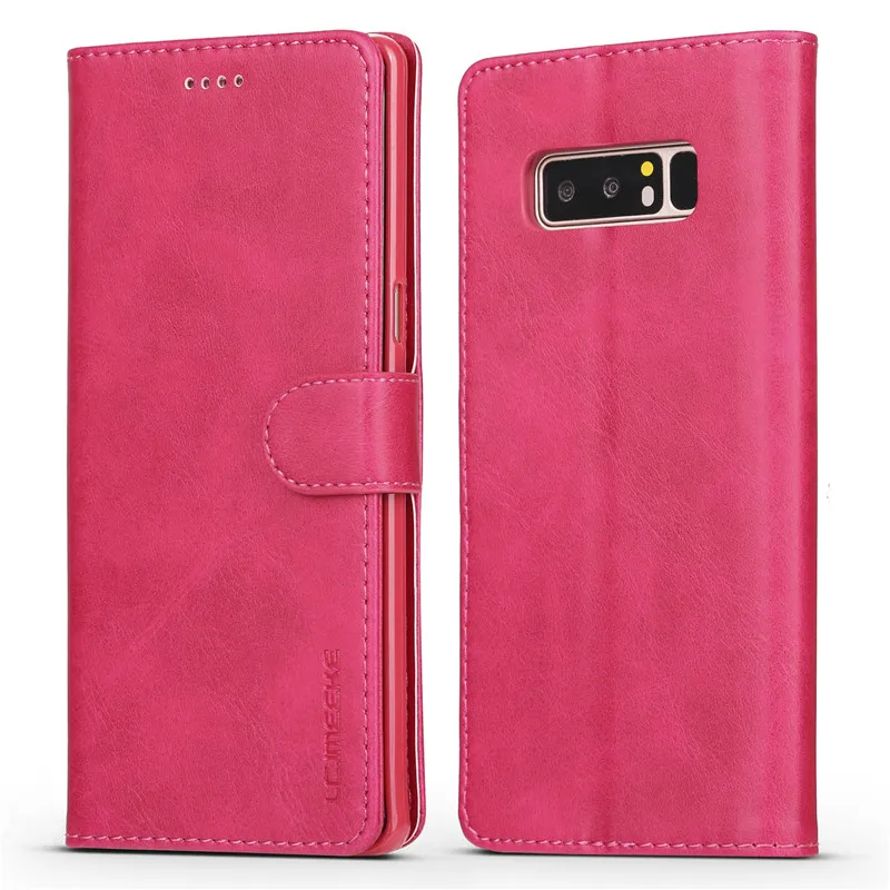 For Samsung Galaxy Note 8 Case Flip Leather Wallet Cover Samsung Galaxy Note 8 Phone Case For Samsung Note 8 9 10 20 Lux_voghion.com