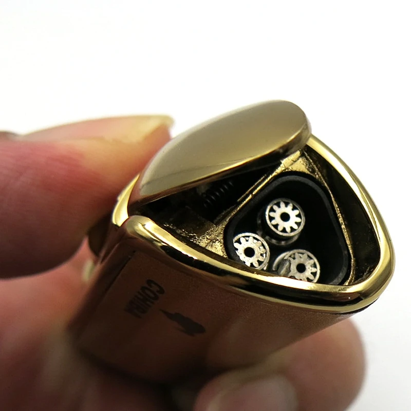 Cohiba 50th Anniversary Edition Golden Metal Cigar Cigarette Tobacco Lighter 3 Torch Flame Ashtray Cutter Gift Set Smoking Tool
