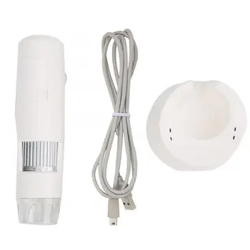 

HT-W35 5-200X Wireless WIFI Digital Microscope Microscope with Base US Plug 110-240V 0-30000LX Wire Control Adjustable