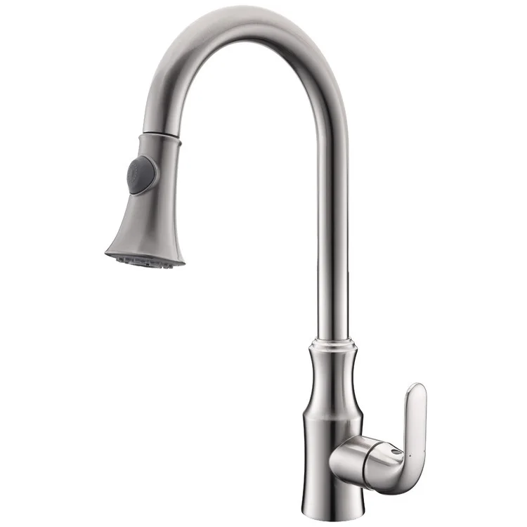 

Benefit Margin Wire Drawing Full Copper Kitchen Dish Basin Hot And Cold Water Tap Take Pull Dish Basin Faucet