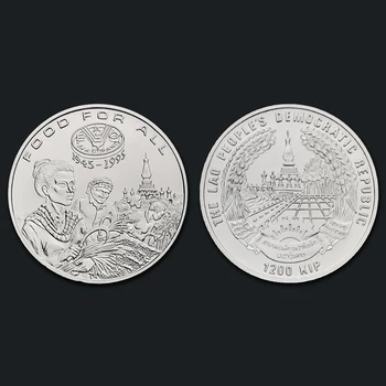 

Laos 1200 Kip 1995 New Genuine Original Coins 100% Real Issuing Coins Unc