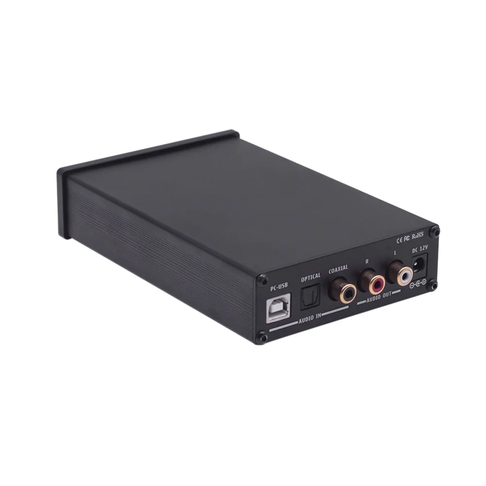 SUCA DAC-Q5 наушников цифровой аудио усилитель декодер DAC HiFi оптический аудио/коаксиальный/USB/волокно DAC Q5 декодер с усилителем