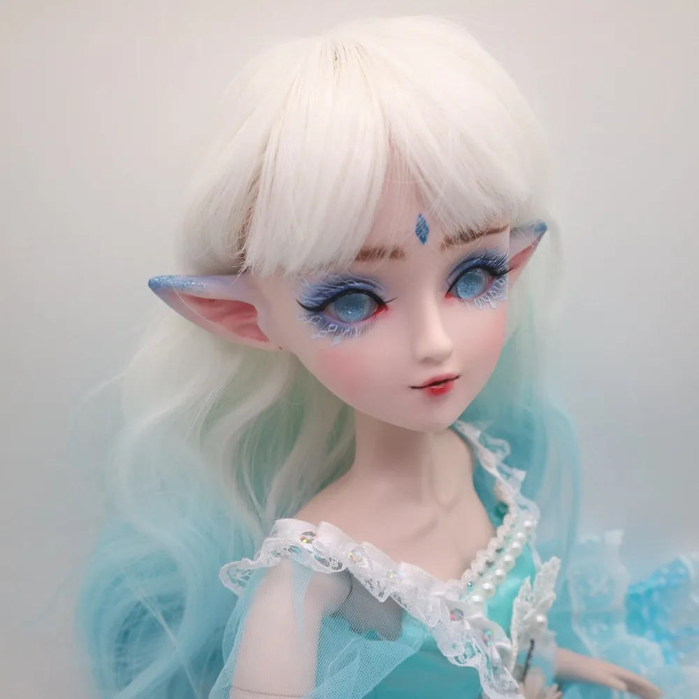 Индивидуальные BJD куклы эльф кукла DIY пластиковая кукла 24 шарнира шарнирная кукла 58 см