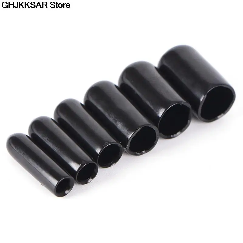 10PCS 3-8mm End Cap PVC Plastic Cable Wire Thread Waterproof Cover Vinyl Rubber Steel Pole Tube Pipe Protecting | Обустройство дома