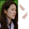 Sun Yi Zhen Stud Ear 사랑의 불시착 Korean dramas TV New Fashion 2022 Eardrop Elegant For Women Earrings pendientes brincos ornament ► Photo 3/6