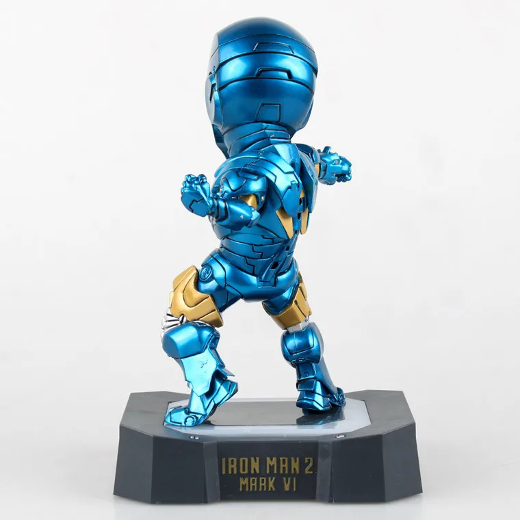 

Iron Man VI Cute Blue Iron Man Mk6 Luminescent Boxed Garage Kit