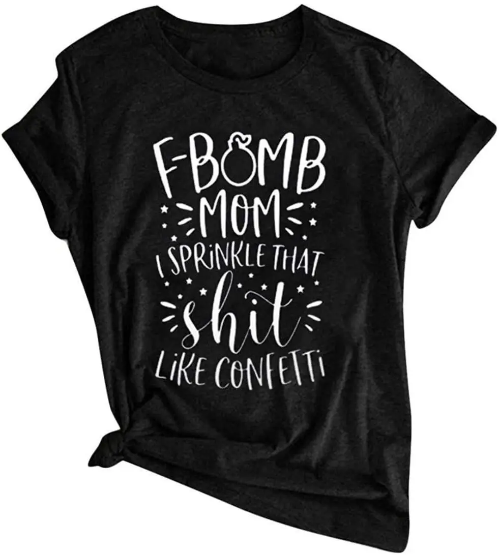 Funny Shirt Sayings For Moms Lifewheel Novelty Funny T Shirts For Women With Sayings Cute Graphic Tees  For Mom Pretty Little Thing|T-Shirts| - Aliexpress