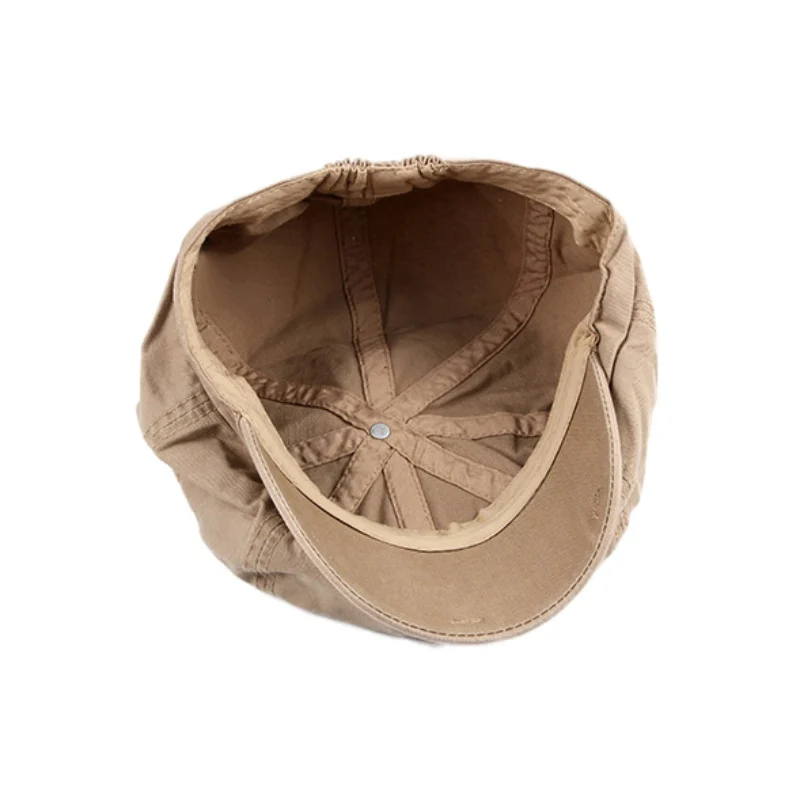 Adult Climbing Hat newsboy hat spring and summer linen octagonal hat trend outdoor Camping hat
