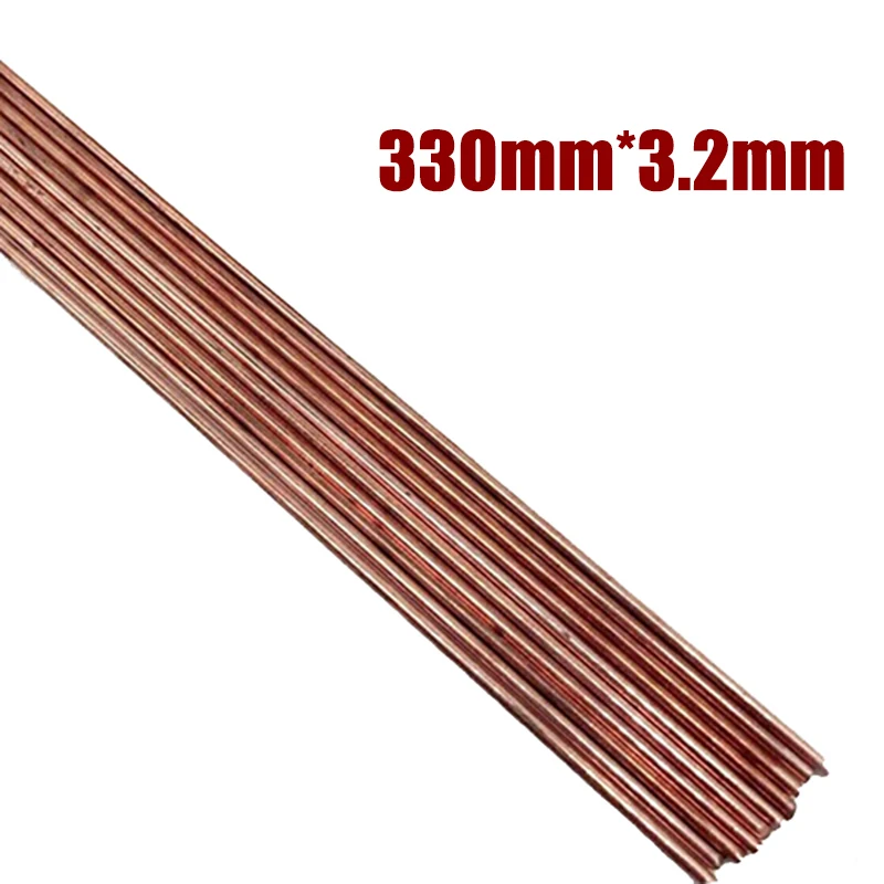 3.2mm 10 шт. 330 мм Длина мягкий Сталь TIG сварки присадочные стержни провода 1,6/2,4/3,2 мм для газовой сварки оборудование стержни для припоя для сварщиков - Цвет: 3.2mm