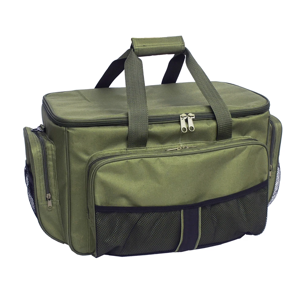 

Outdoor Camping Cooler Bag Insulated Lunch Box Fishing Tackle Bag Case Hunting Hiking Picnic
