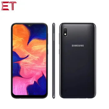 Перейти на Алиэкспресс и купить Абсолютно Новый Samsung Galaxy A10 A105F-DS 2 Гб ОЗУ 32 Гб ПЗУ мобильный телефон 6,2 дюйма Восьмиядерный Android 9,0 13,0 МП камера с двумя sim-картами