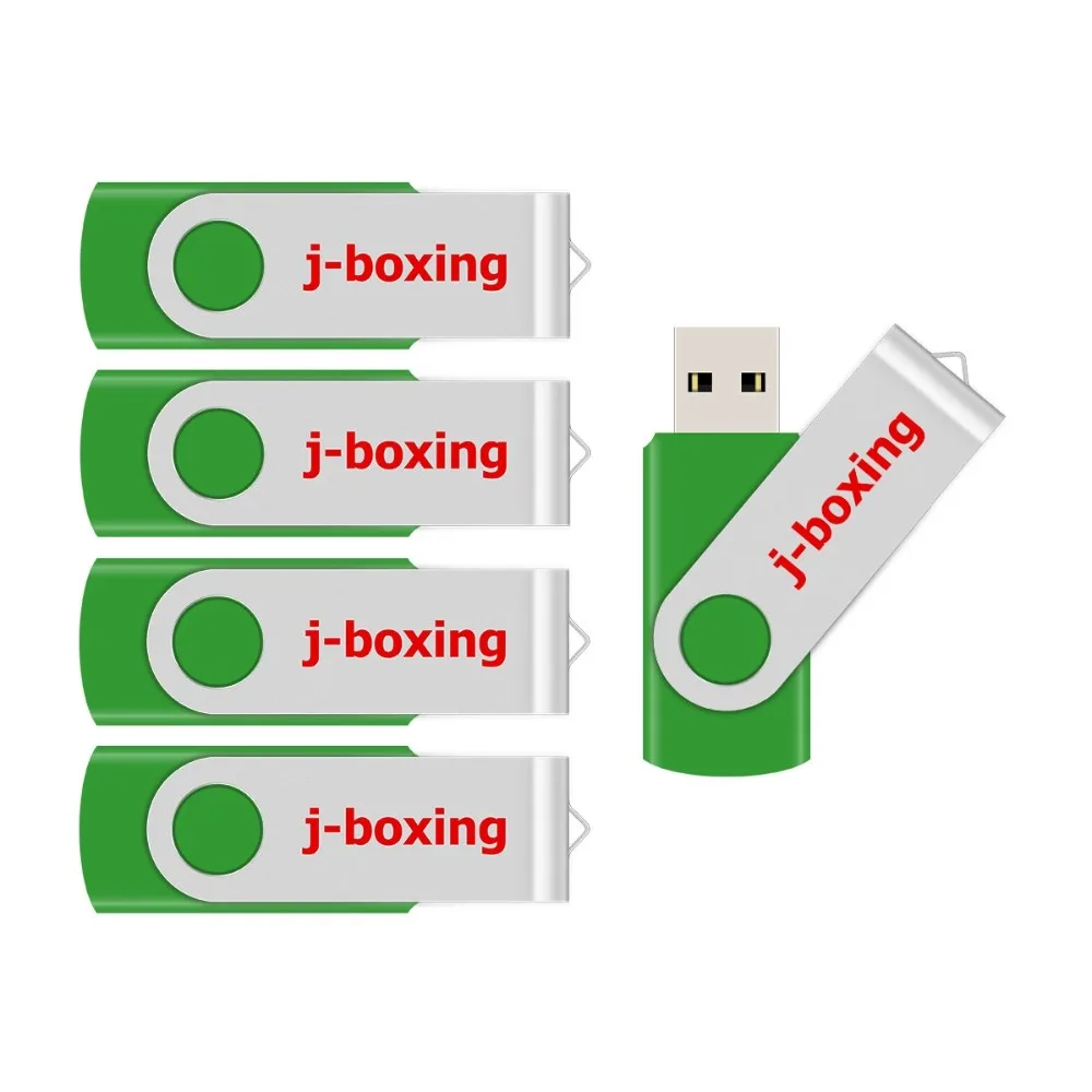 J-boxing 64 Гб USB флеш-накопитель металлический вращающийся 128 ГБ флеш-накопитель для ПК Mac Планшет 5 шт./партия многоцветный