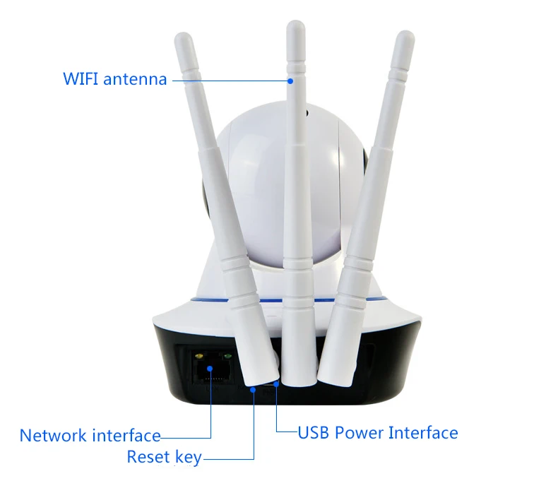 Беспроводная камера видеонаблюдения Домашняя и наружный монитор wifi мобильный телефон Удаленная камера ночного видения высокой четкости