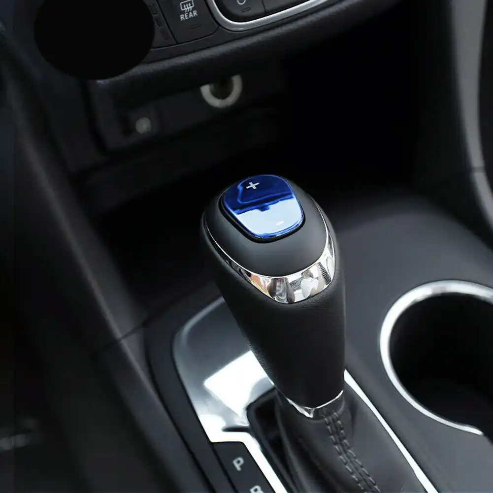 Absブルー車ギアハンドルシフトノブカバートリムシボレーエクイノックス 18 粘着カースタイリングアクセサリー 新しい リフトキット パーツ Aliexpress