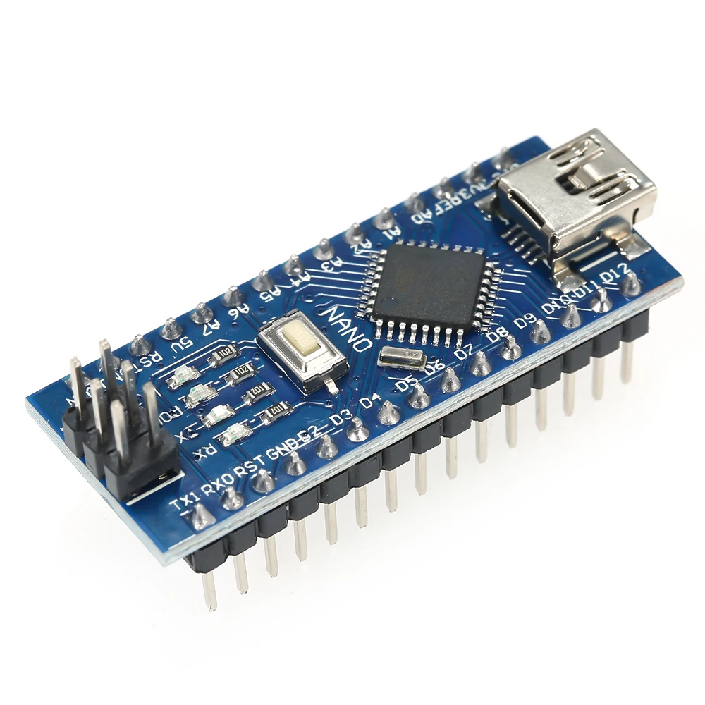 CH340G USB Nano V3.0 ATmega328P 5 в 16 м Микроконтроллер плата контроллер совместимый для Arduino+ USB кабель