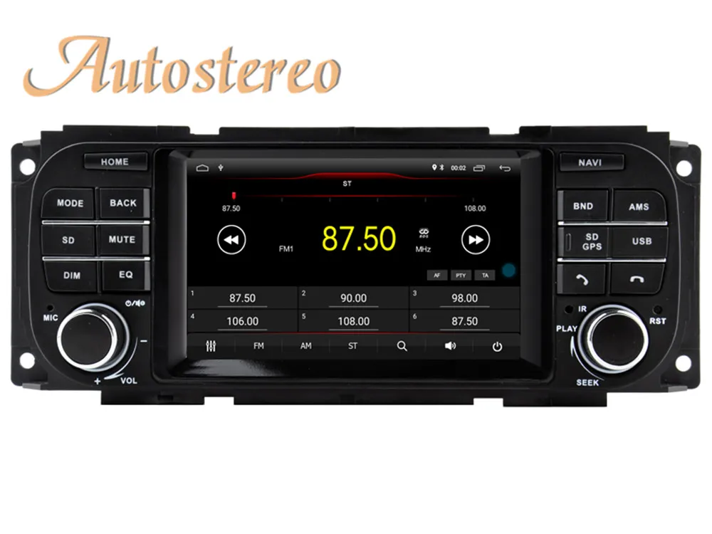 Android 9,0 автомобильный gps-навигатор без dvd-плеера для Jeep Grand Cherokee Wrangler для Jeep Grand Voyager мультимедийный плеер голова