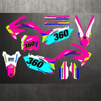 

Motorcycle stickers custom complete tool graphics background decal sticker quantity luster for teamCRF250R10-13 450R09-12