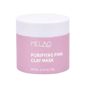 

Melao Female Pink Clay Mask Washing Face Mask Mud Nourishing Whitening Anti-Wrinkle Pore Cleaner Exfoliating Blackhead Skin Care