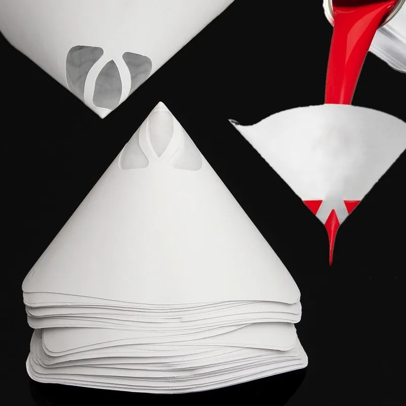 Лучшая цена 50 шт. бумажная фотобумага картина фотография фотофильтр воронка для