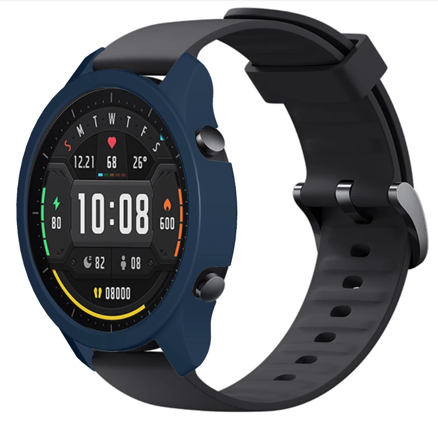 スマホアクセサリー miWatch Xiaomi mi watch用のpc保護ケースとフィルム,スマートウォッチ用
