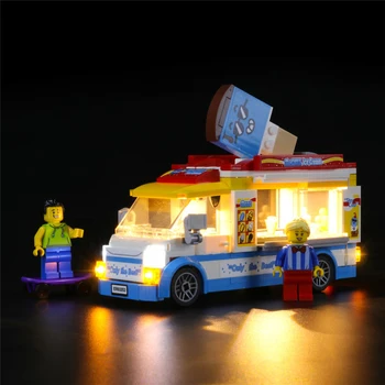 

LED Light Kit For 60253 City Series Ice-Cream Truck Toys Building Blocks Lighting Set ONLY