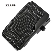 

ZLRPH Brand Designer Belt Buckle For Men Metal Automatic Buckle Fashion Male Brand Luxury Suitable Width 3.4-3.55CM Mens Belts