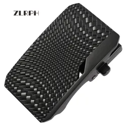 Zlrph marca designer fivela de cinto para homens metal fivela automática moda masculina marca de luxo adequado largura 3.4 3.55cm cintos dos homens