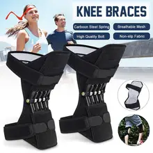 1pair Knee Booster Joint Support Knee Pads Spring Force Booster Knee Joint Protection Power Lift Joint Support
