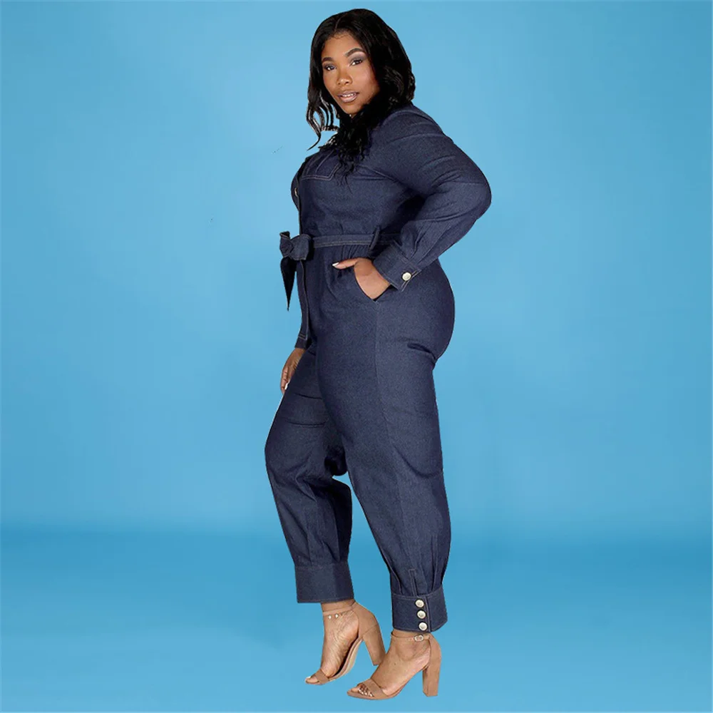 Plus Size Street Cowboy Jumpsuit