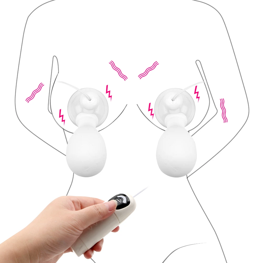 Tanie Sutek Sucker Brush Pump obrotowe wibratory dla kobiet powiększenie piersi łechtaczka ssanie sklep