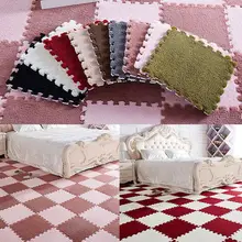 6 шт./компл. пушистый головоломка EVA пены Коврик противоскользящий Спальня ковер коврик Лучшая цена