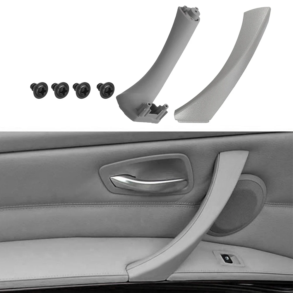 Автомобильная левая/правая внутренняя дверная панель подлокотник ручка вытяжная Накладка авто интерьерные аксессуары для BMW E90 E91 3 серии Горячая