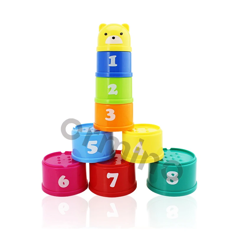 Jouets Educatifs Pour Bebe 9 Pieces Jouets Empilables 6 Mois Chiffres Lettres Pliant Pile Tasse Tour Enfants Debut Intelligence Bebe Cadeau Aliexpress