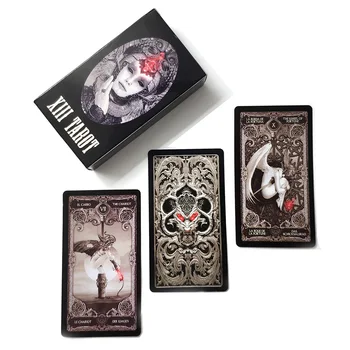 

2020 XIII Tarot deck & Wheel of the year tarot cards game, multi-language mysterious divination read your fortune board game