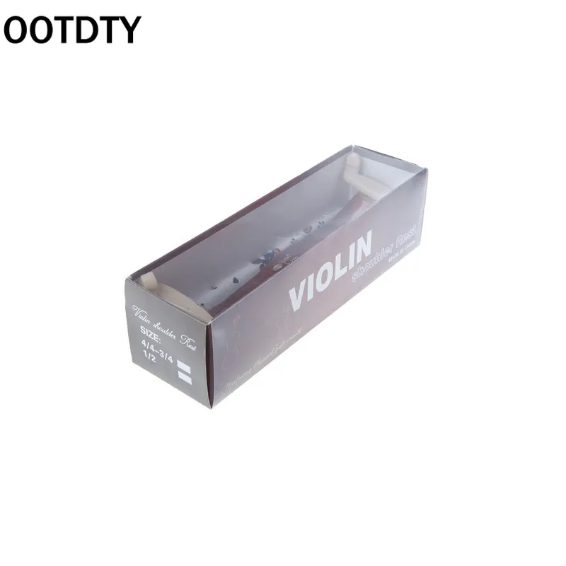 OOTDTY Pro деревянная скрипка плечевой упор для 3/4 4/4 Скрипка с чистящей тканью