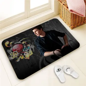 

Hot Sale Custom Shawn Mendes Doormat Home Decor 100% Polyester Pattern Door mat Floor Mat foot pad SQ00722-@H0652