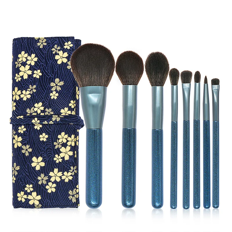 

Professional Makeup Brushes Set 8pcs Soft Foundation Brush Powder Brush Eyebrow Brush Blending Brush Kits Make Up Brush Tools