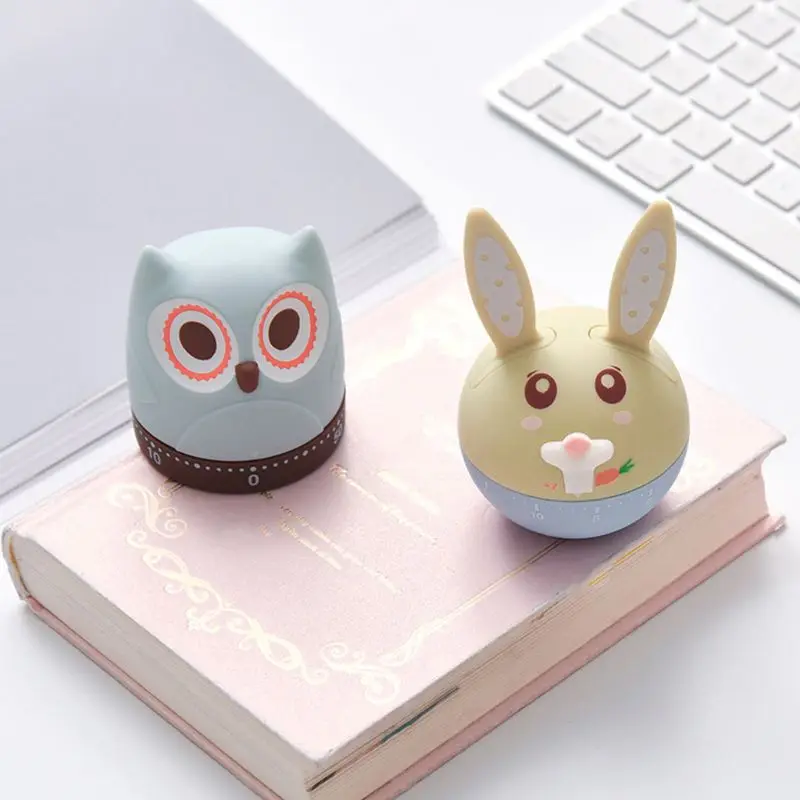 Cartoon Animal 60 Minutes Timer Countdown Alarm Kitchen Cooking Reminder Tool Kitchen Timer