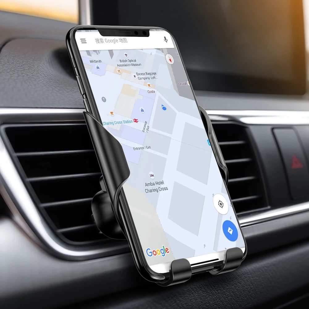Автомобильный держатель для телефона 360 Вращающийся держатель для телефона в Автомобиле вентиляционное отверстие держатель-подставка для смартфона для iPhone 7 8 XS Max Универсальный