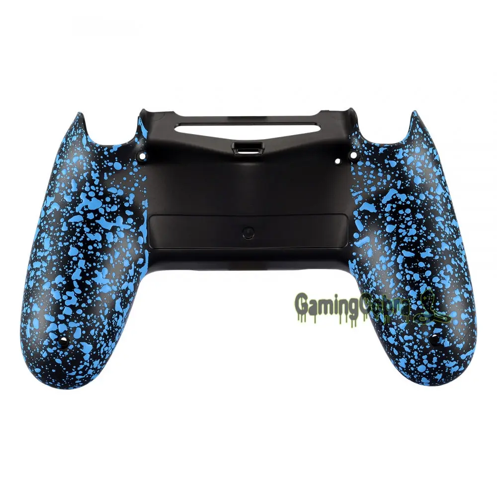 Textured Blue Изготовленный На Заказ нижняя часть корпуса сзади Корпус чехол запасная часть для PS4 тонкий поляризационный фильтр Pro контроллер JDM-040 JDM-050 JDM-055 - Цвет: Textured Blue