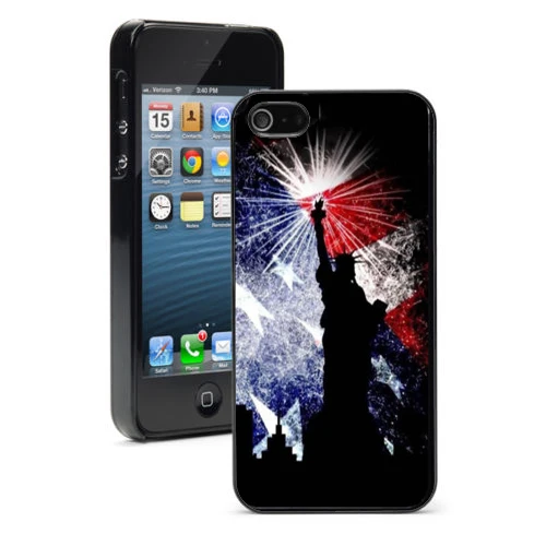 Темно-серый KETAOTAO американский флаг Статуя Свободы чехол для телефона s для iPhone 4S SE 5 5C 5S 6 6S 7 8 Plus X Чехол Мягкий ТПУ резиновый силиконовый - Цвет: Темно-серый