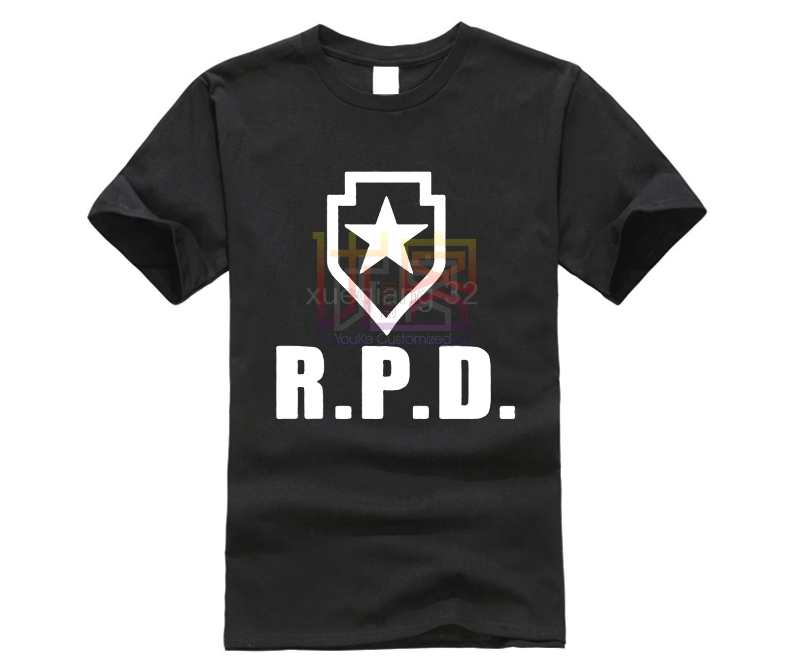 New-Resident-Evil-4-t-shirt-RPD-LEON-Men-tshirt-Women-Cotton-Loose-Short-sleeve-Tees футболка | Мужская одежда