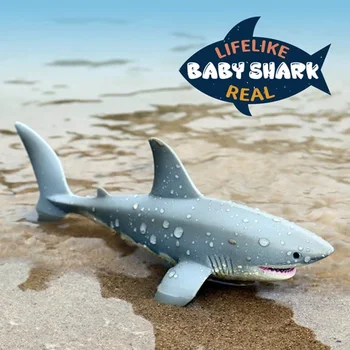 

Lifelike Shark Shaped Toy Realistic Motion Simulation Animal Model for Kids Children KSI999