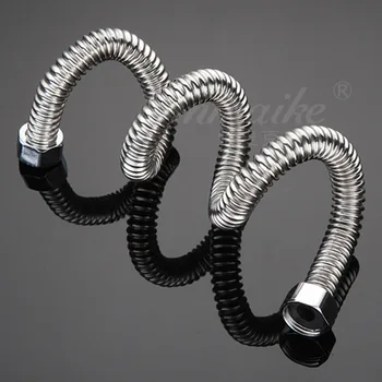 

1 pc 304 Stainless steel bellows DN15 inlet water pipe corrugated hose for hot water heater