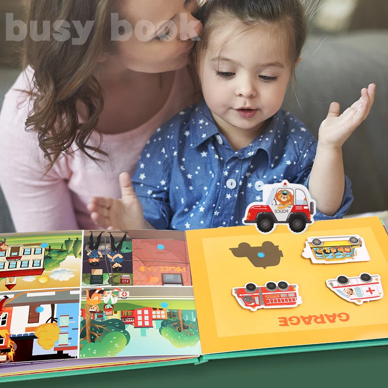 My First Busy Book Montessori Toys Baby Educational Quiet Book Activity Busy Board Learning Toys For Kids Christmas Gifts plush toys for babies