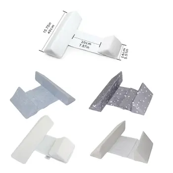 

Almofada anti-rolo infantil ajustável da cunha do apoio do descanso do sono do lado do bebê