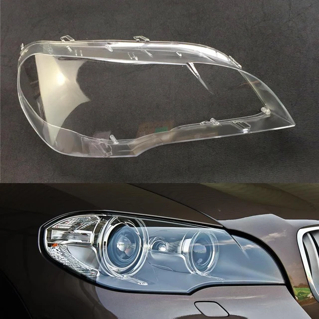 Car Headlight Lens For BMW X5 E70 2008 2009 2010 2011 2012 2013 Car