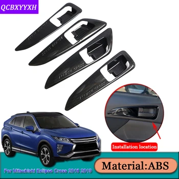 

Car Styling Car Interior Door Handles Cover Trim For Mitsubishi Eclipse Cross 2018 2019 Internal Decoration Frame Cover Stickers